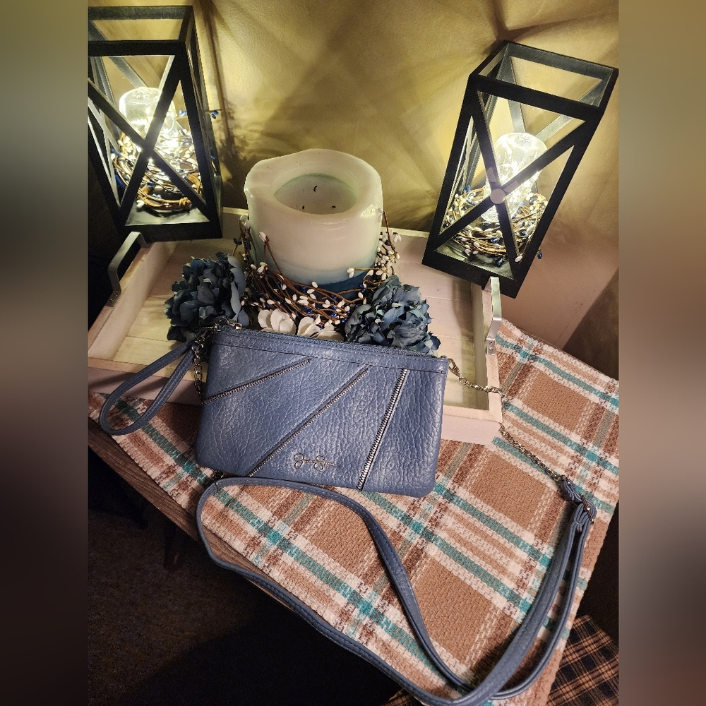 JESSICA SIMPSON MASON TOP ZIP CROSSBODY